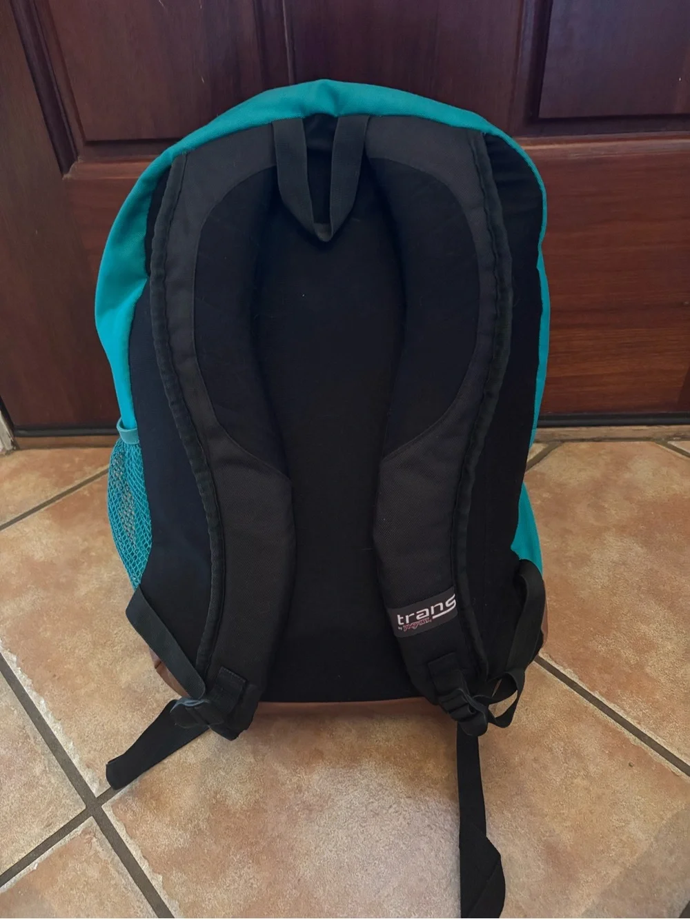 Jansport Teal Men's Backpack with Brown Base